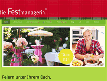 Tablet Screenshot of diefestmanagerin.de